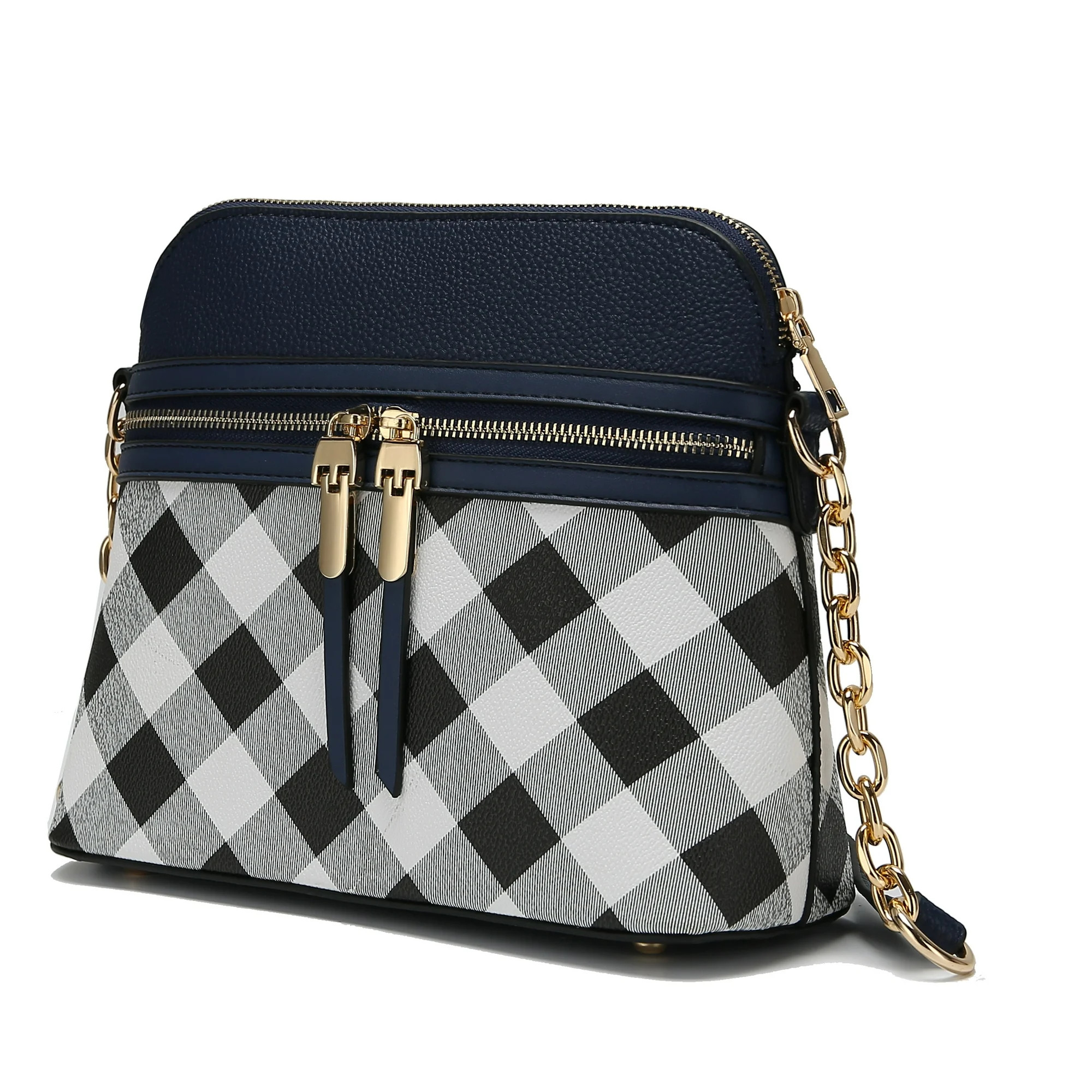 MKF Collection MKF Collection Suki Checkered Crossbody Bag By Mia K. Farrow | Walmart (US)