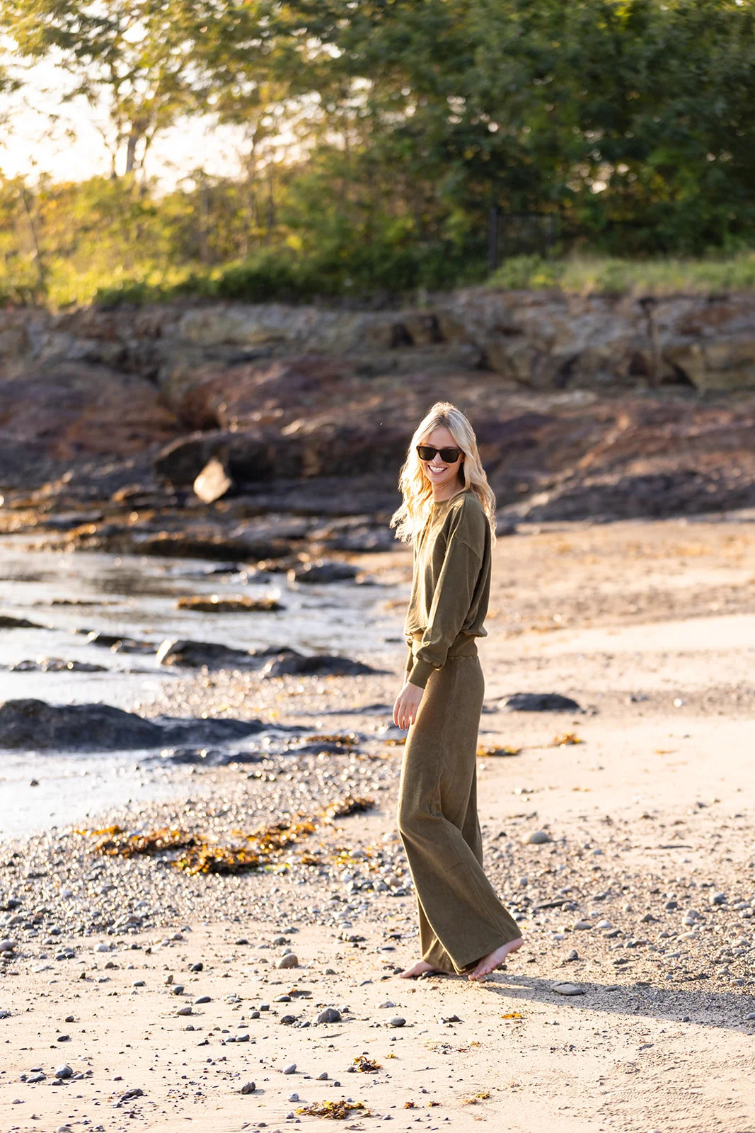 Somerset Wide Leg Pant - Martini | Julia Amory