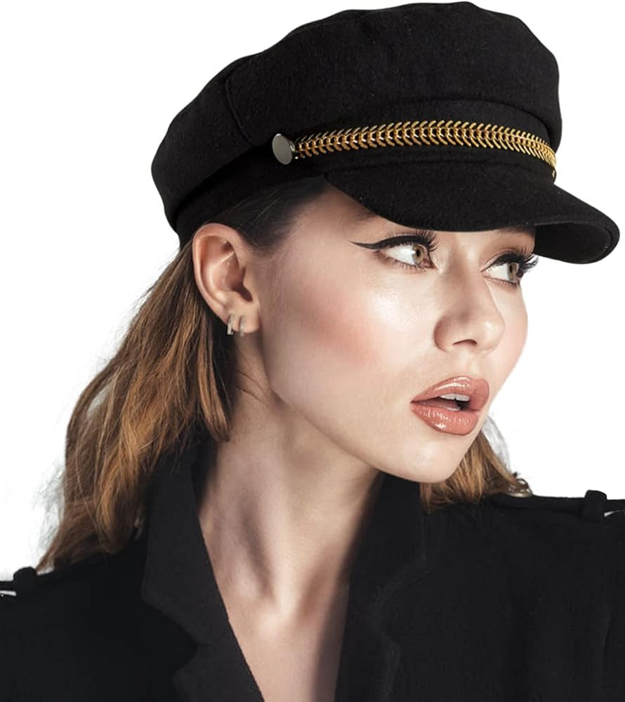 PanPacSight Women Newsboy Hats Fiddler Greek Fisherman Sailor Hat Cabbie Beret Paperboy Cap | Amazon (US)