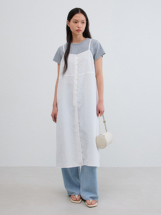 PURE LAYERED ONE PIECE_WHITE | (주)더블유컨셉코리아/W Concept(KR)