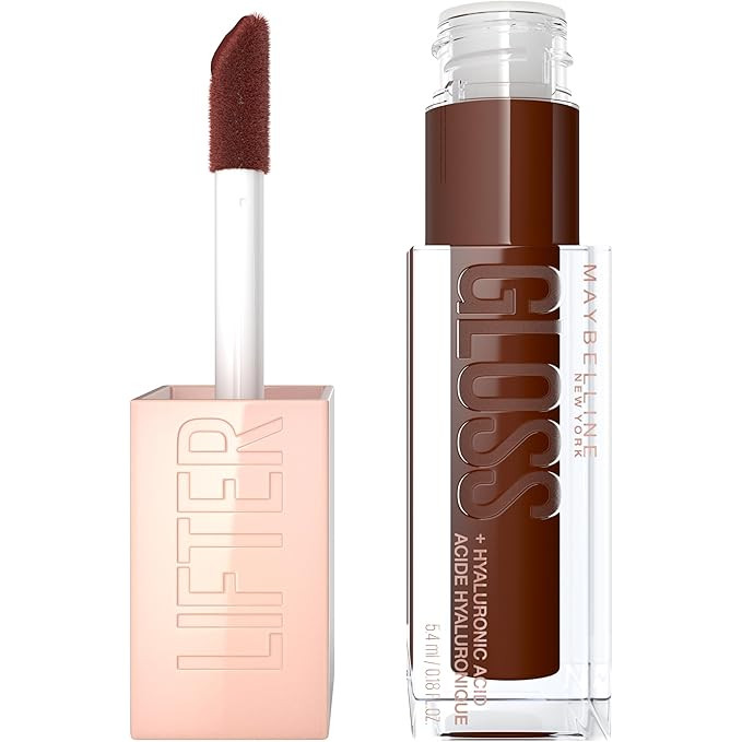 MAYBELLINE Lifter Gloss, Hydrating Honey'd Lip Gloss with Hyaluronic Acid, High Shine for Plumper... | Amazon (US)