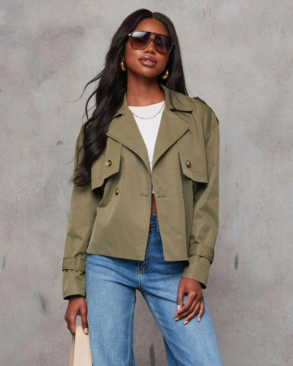 Leading Lady Moto Double Breasted Tie Waist Jacket | VICI