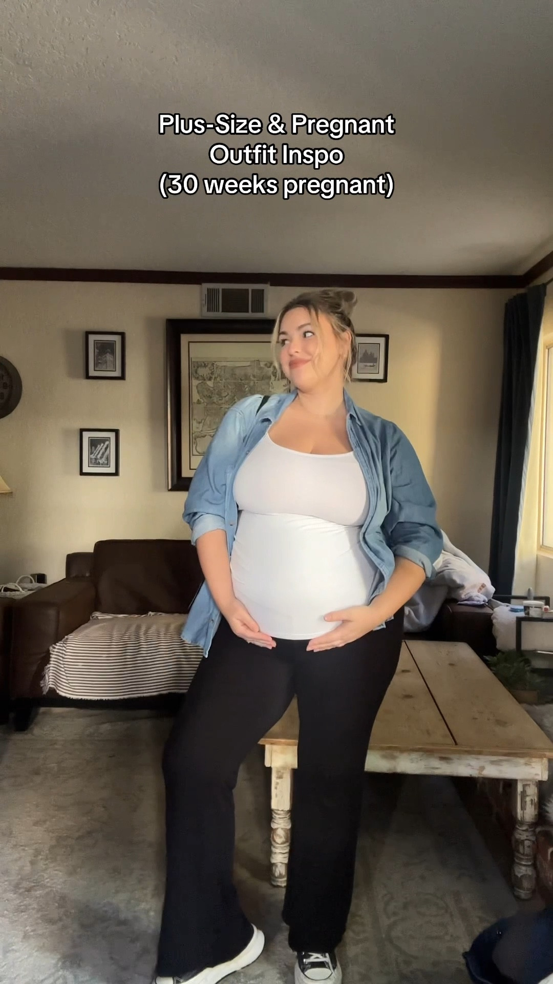 Comfy and cute third trimester outfit! 


#LTKBump #LTKPlusSize #LTKmomlife