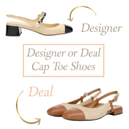 Designer or Deal: cap toe shoes 💕 cap toes shoes are a classic shoe style which is hot for spring/summer 2024 💃🏻 there is a style in every price range 🙌🎉❤️🌸

#LTKshoecrush #LTKstyletip #LTKover40