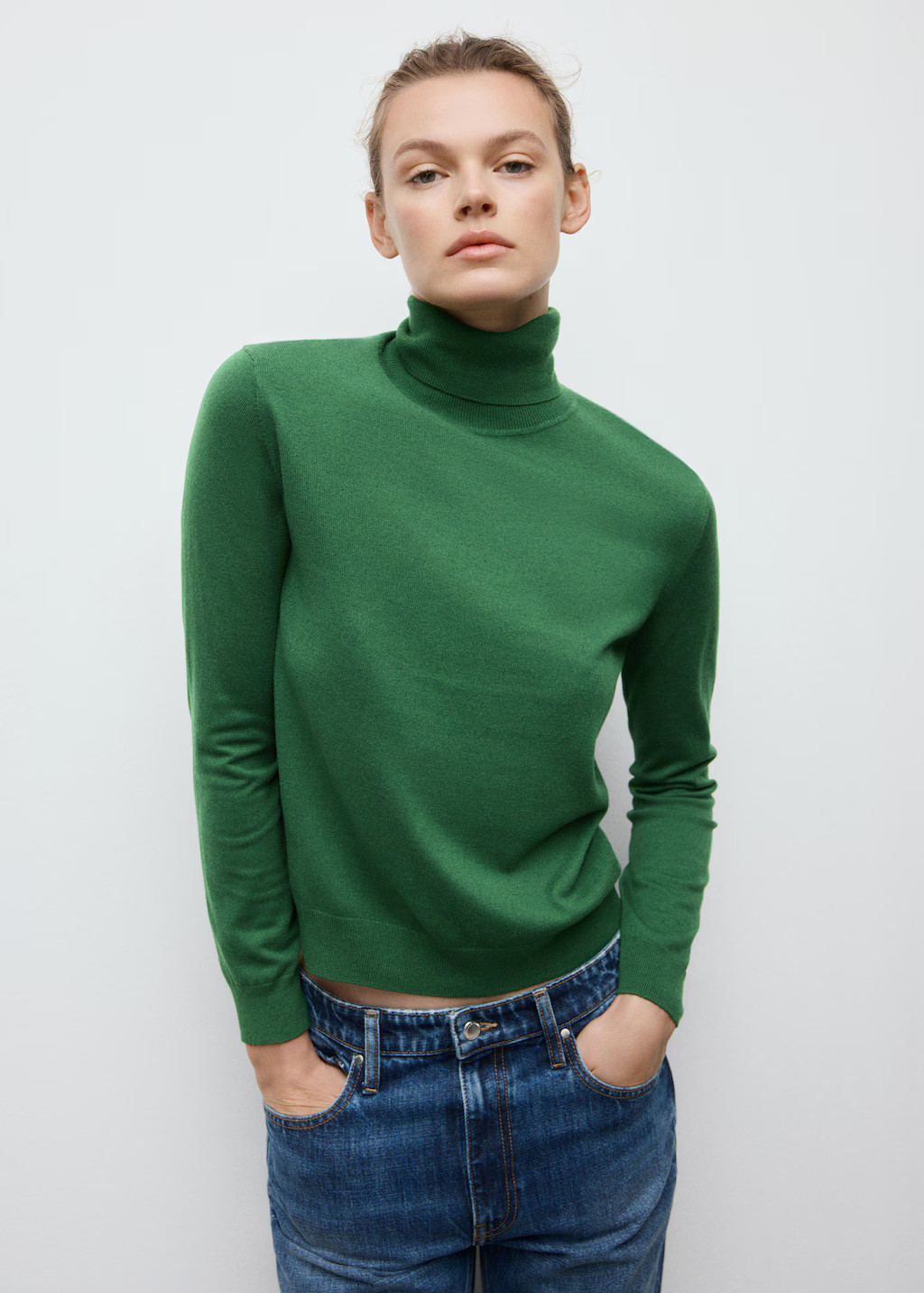 Turtleneck knitted sweater | Mango (US/MX/AU)