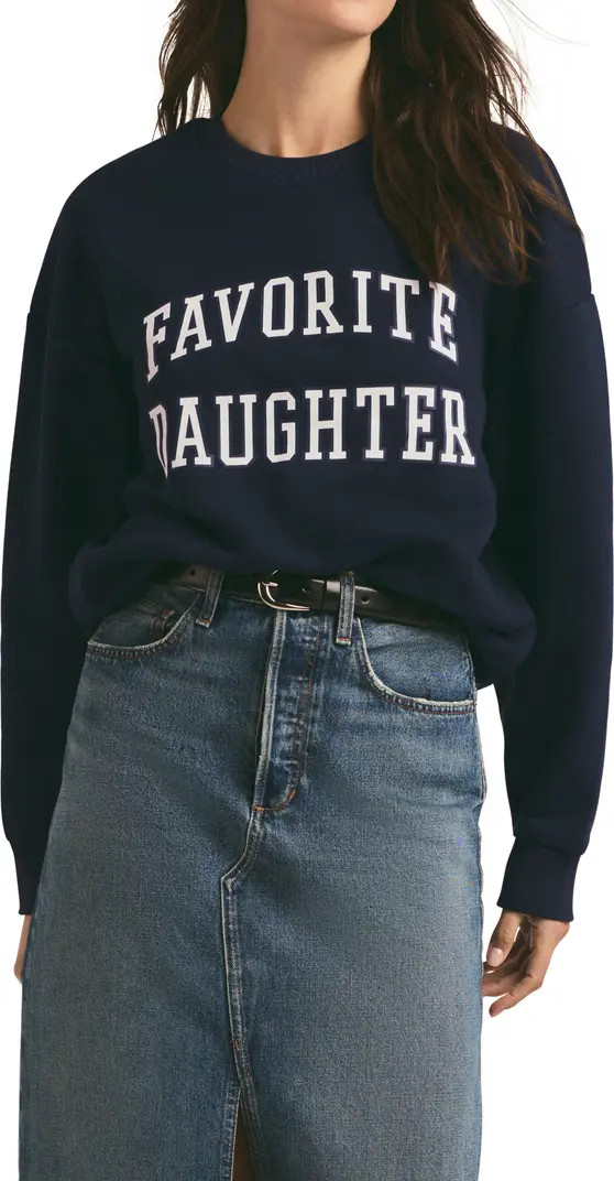 Collegiate Cotton Blend Sweatshirt | Nordstrom