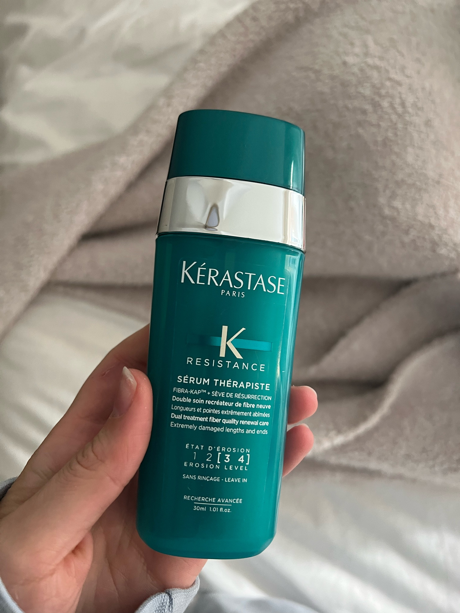 I feel 100% confident in saying that this is truly the best heat protectant I know of. I went to some of the best salons when I was in Europe, and they all use them along with all of the Salon’s here in the US that I go to. #heatprotector #hair #haircare #heatprotectant #blondehair #kerastase 

#LTKfindsunder50