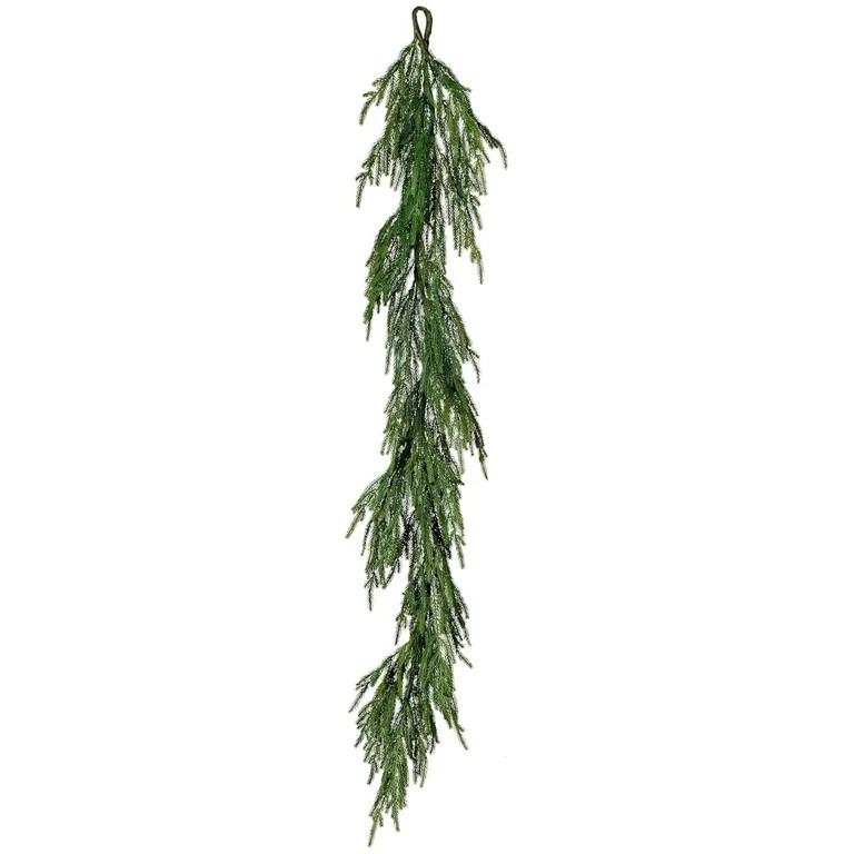 Norfolk Pine Garland 60", Realistic Artificial Pine Greenery for Christmas Decor - Faux Pine Bran... | Walmart (US)