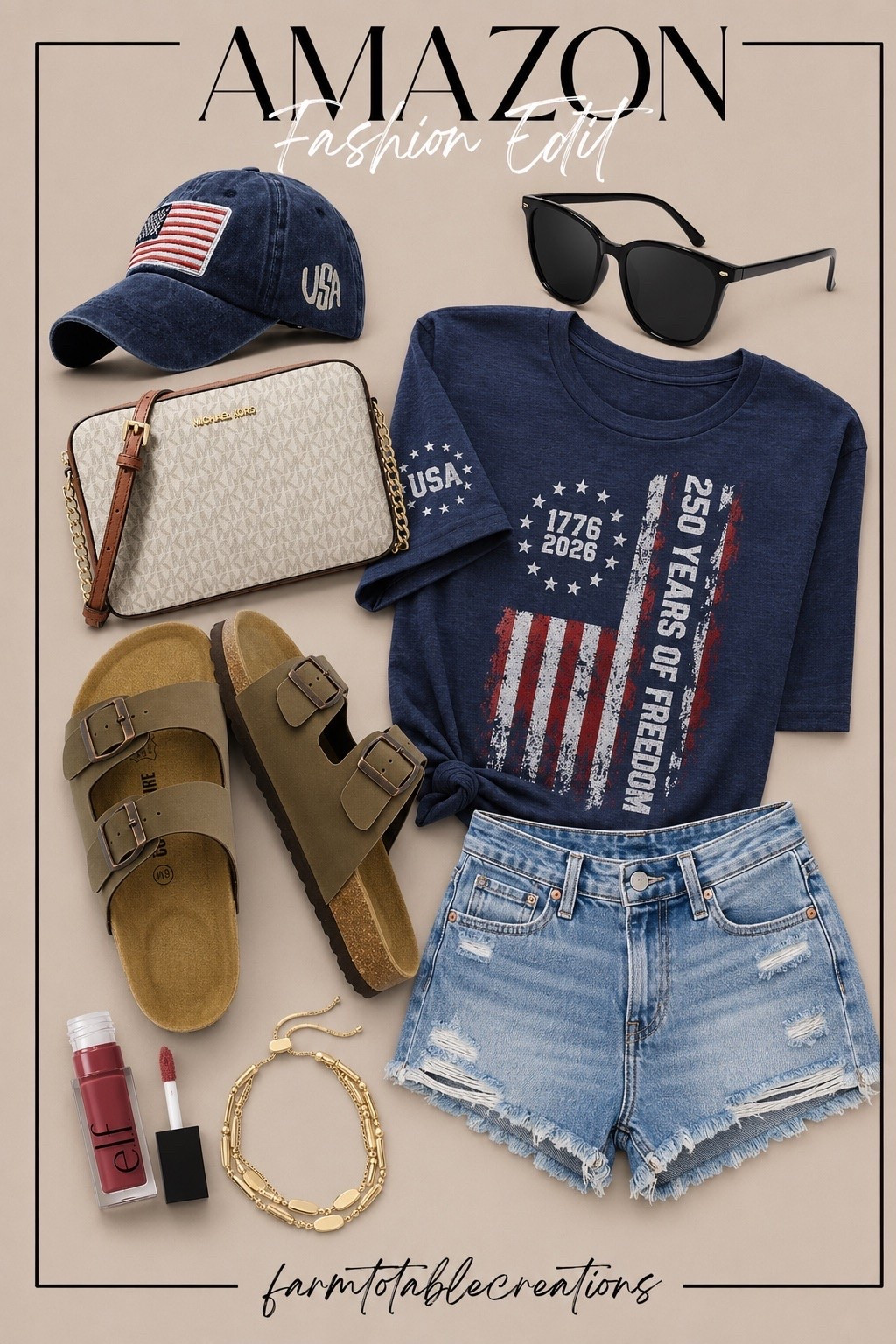 Amazon Fashion Edit 🇺🇸

Follow @farmtotablecreations on Instagram for more fashion finds, home inspiration, and daily deals.

Red, white, and cute 🇺🇸 From the graphic tee and distressed denim shorts to the comfy sandals, crossbody bag, and everyday accessories, this Amazon fashion edit is filled with easy pieces for summer, the Fourth of July, weekend errands, and casual everyday style.

#amazonfashion #amazonfinds #summerstyle #patrioticstyle #casualoutfit #amazonmusthaves #fashionfinds #ootd #summeroutfit #fourthofjulystyle

#LTKootd #LTKSeasonal #LTKBeauty