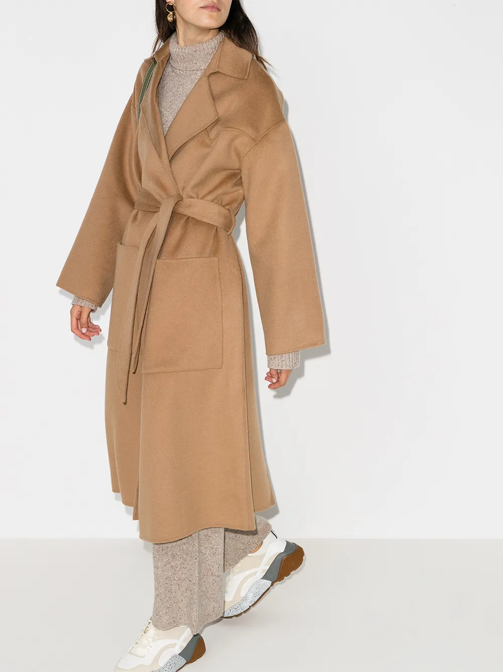 Alamo belted midi coat | Farfetch Global