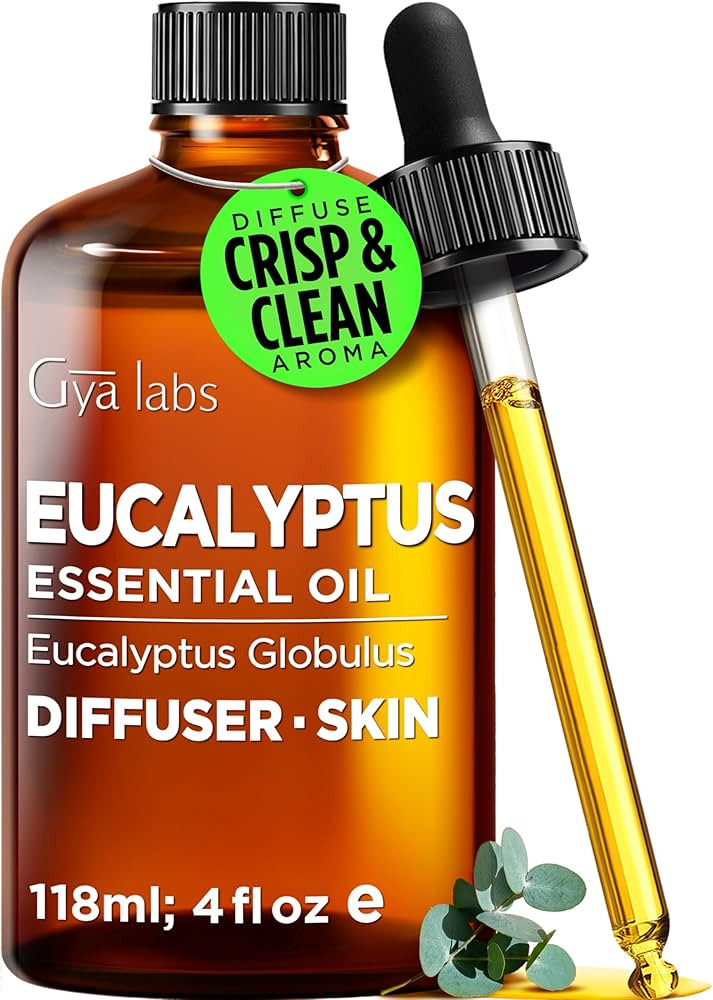100% Pure Eucalyptus Essential Oil - 4 Fl Oz - Eucalyptus Oil for Hair, Skin, Diffuser, Aromather... | Amazon (US)