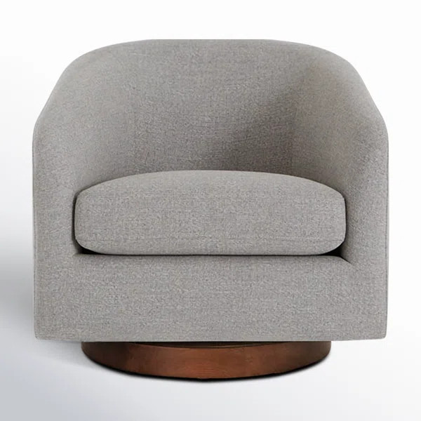 Bennett Upholstered Swivel Barrel Chair | Wayfair North America