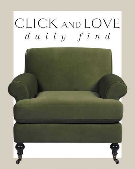 Daily find 🖤 this green armchair is beautiful and the casters make it great for an office! 

Armchair, accent chair, chair with casters, rolling chair, green chair, office chair, seating area, bedroom, living room, sale, sale find, sale alert, Amazon sale, home office, Modern home decor, traditional home decor, budget friendly home decor, Interior design, look for less, designer inspired, Amazon, Amazon home, Amazon must haves, Amazon finds, amazon favorites, Amazon home decor #amazon #amazonhome

#LTKstyletip #LTKsalealert #LTKhome