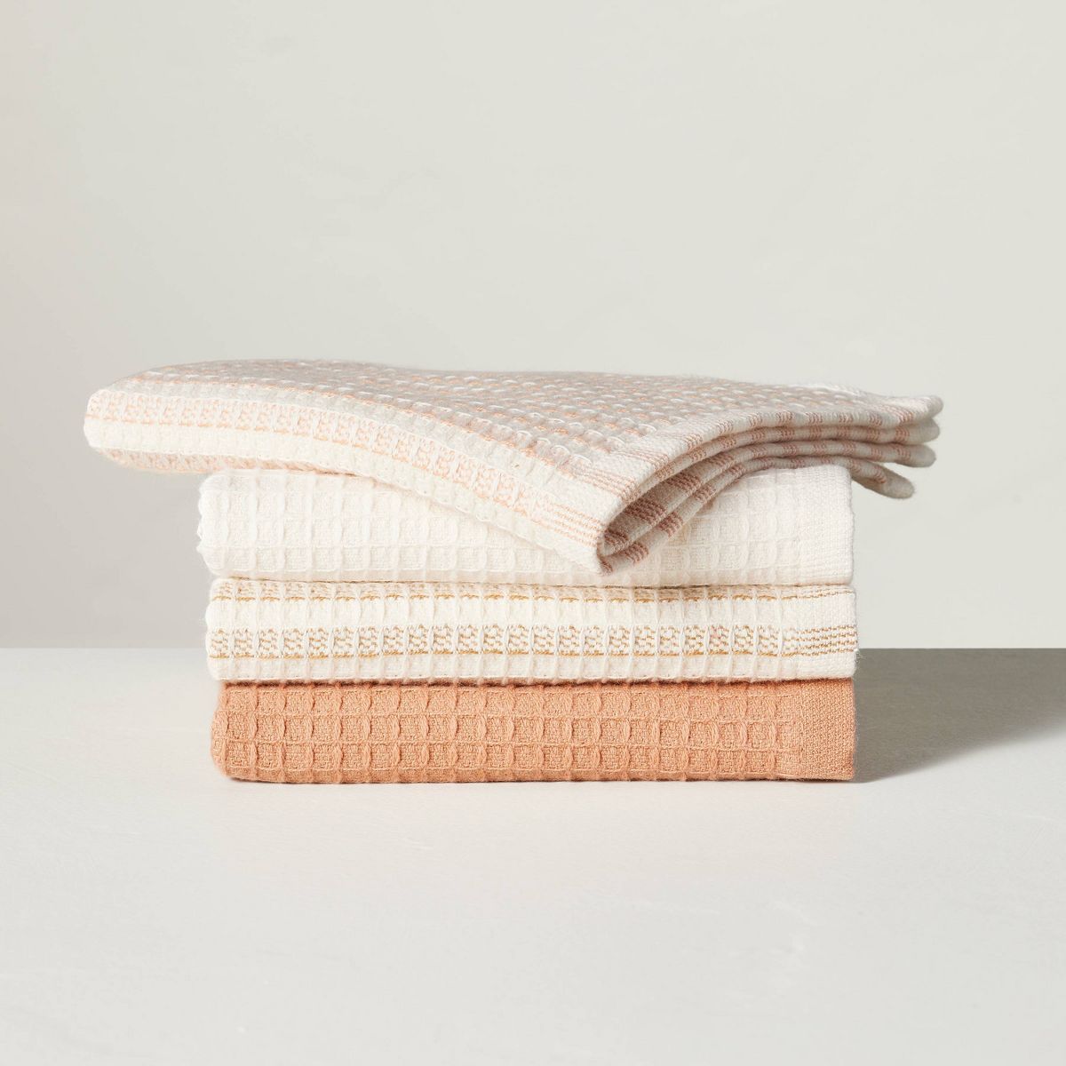 4pk Waffled Cotton Dishcloth Set - Hearth & Hand™ with Magnolia | Target