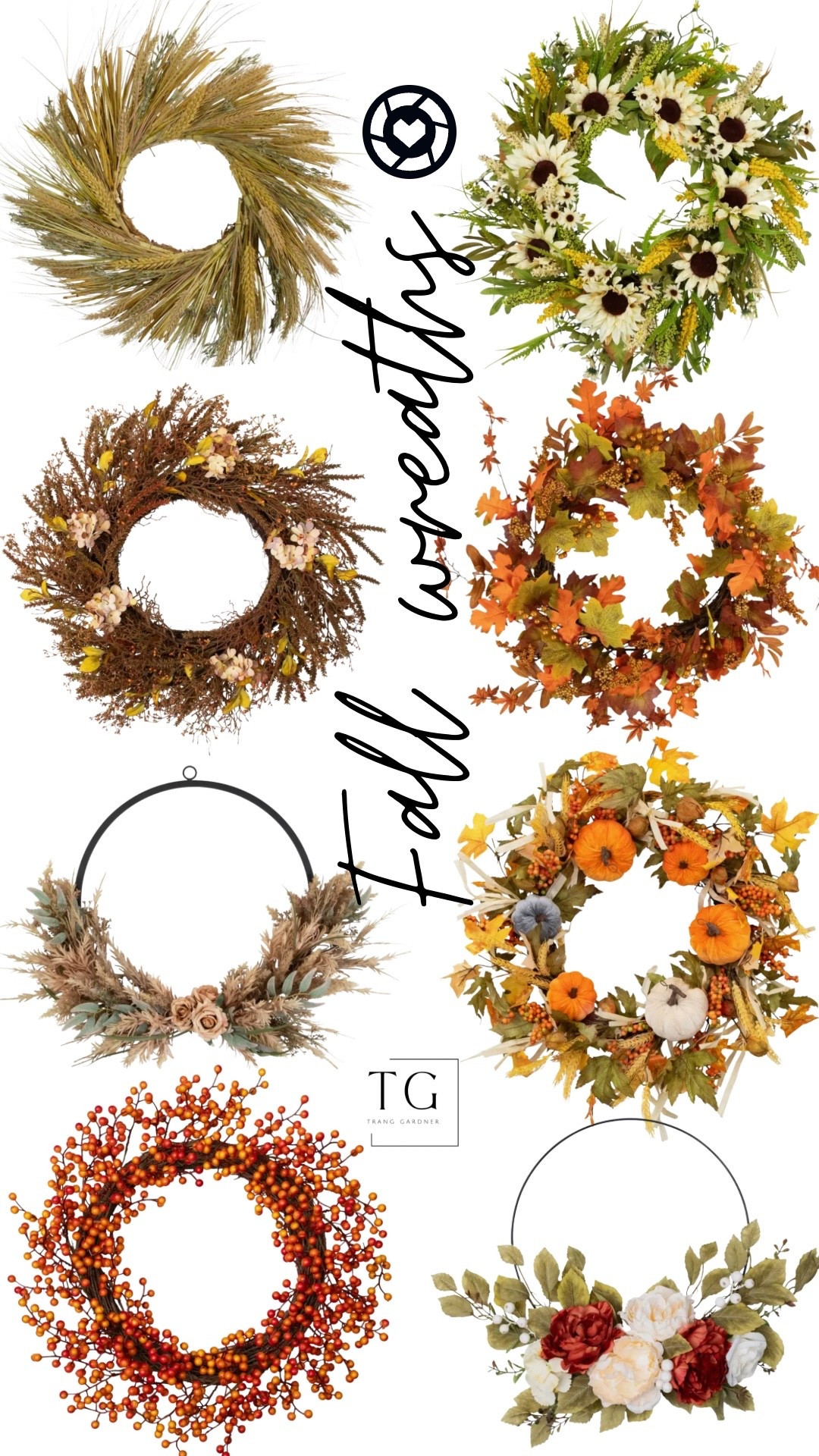 Fall wreaths 

#LTKFindsUnder100 #LTKHome #LTKFallSale