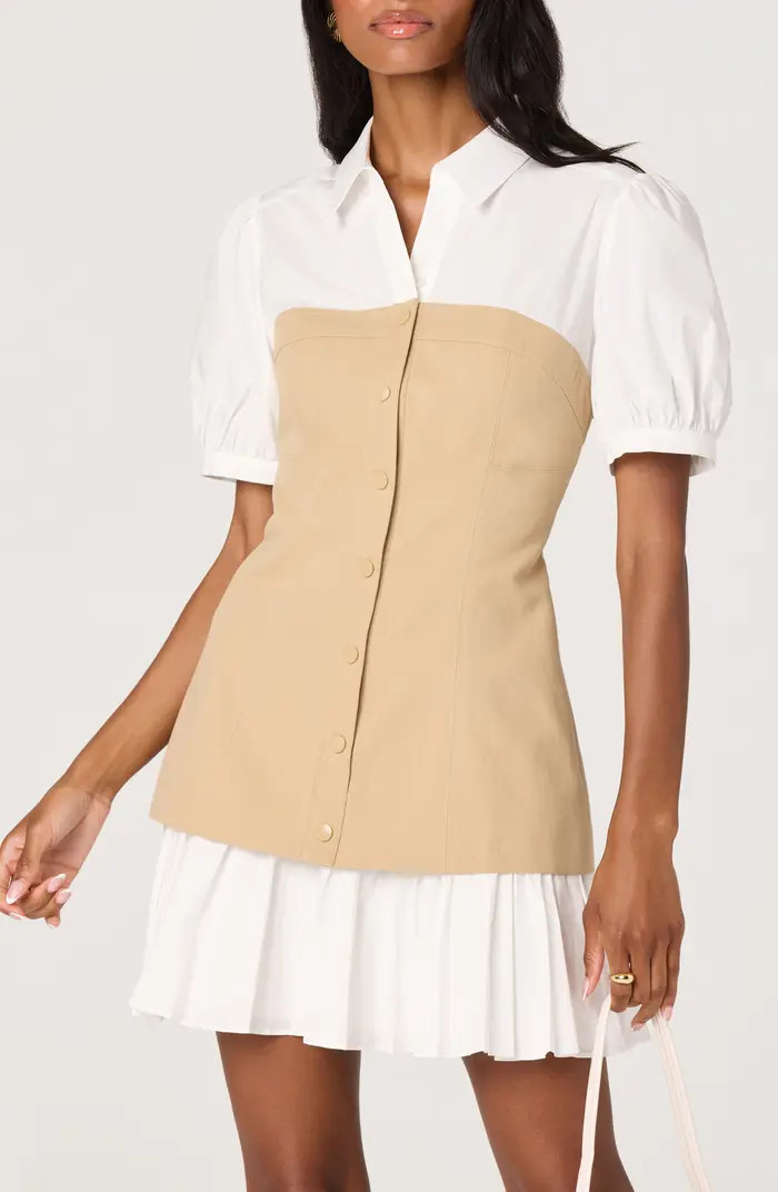 Joseline Colorblock Shirtdress | Nordstrom