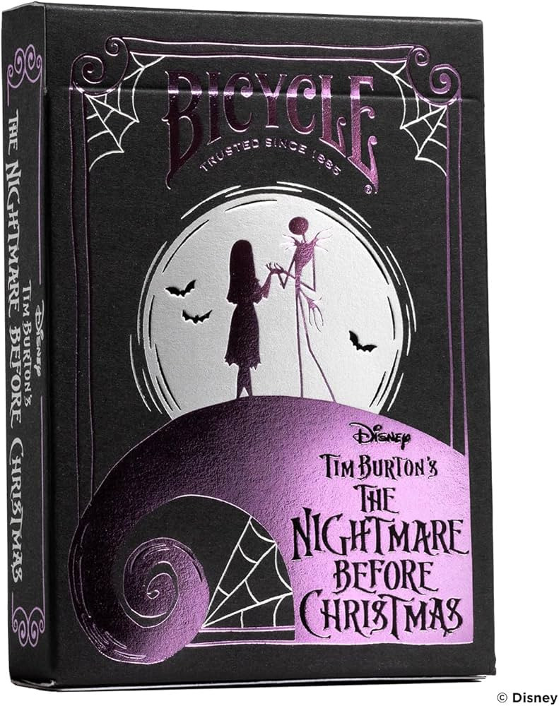 Disney Tim Burton's Nightmare Before Christmas Inspired Playing Cards Featuring Jack Skellington,... | Amazon (US)