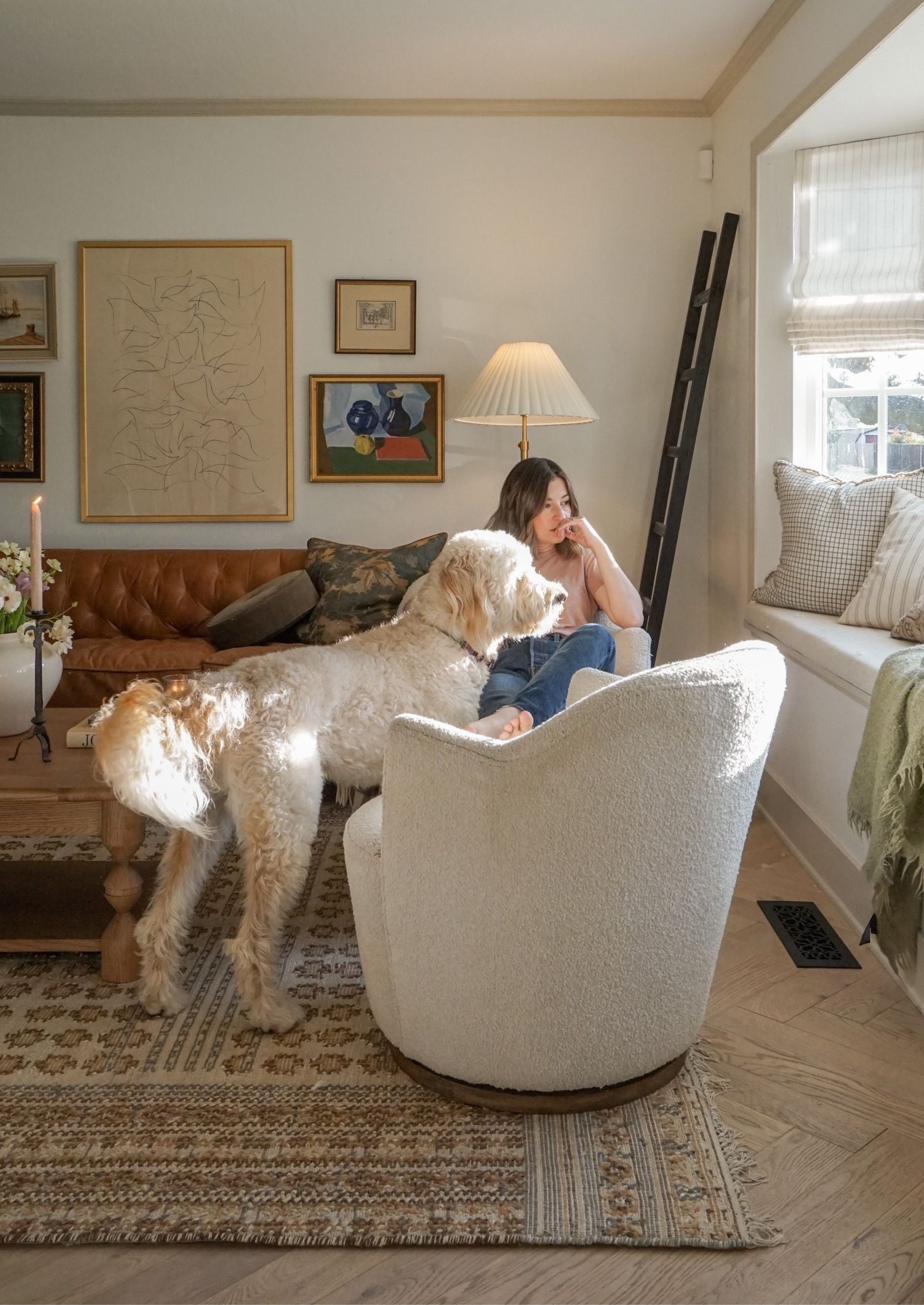 I love how my living room is looking atm 💕
-
Home decor. Area rug. Lulu and Georgia. Swivel chair. Gallery wall. Coffee table. Living room decor. Floor lamp. Barrel chair. Boucle chair. 

#LTKSeasonal #LTKhome