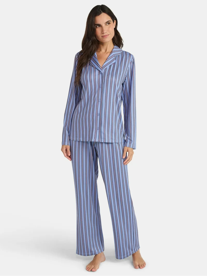 Martha Stewart Everyday Women's Pajama Set, 2-Piece, Sizes S-XXL | Walmart (US)