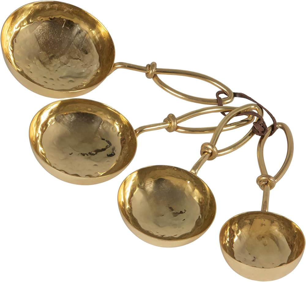 Creative Co-Op Forged Steel Measuring Scoops, Gold, Set of 4 | Amazon (CA)