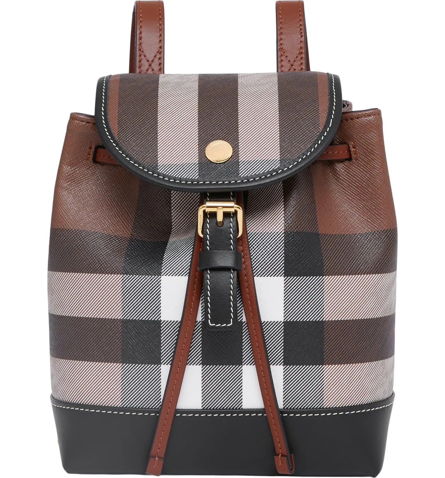 Micro Check Canvas Backpack | Nordstrom