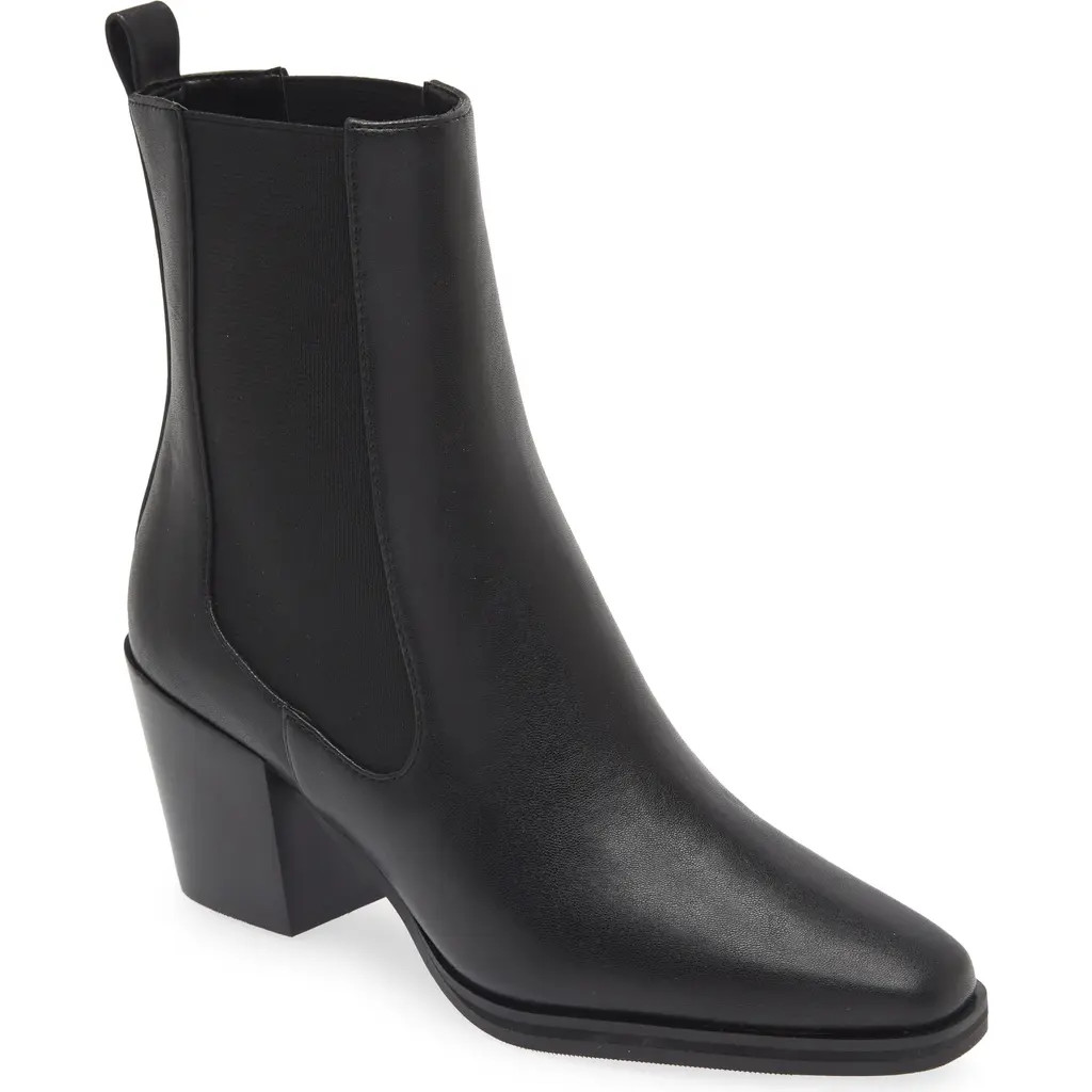 Open Edit Harlowe Chelsea Boot in Black at Nordstrom Rack, Size 5.5 | Nordstrom Rack
