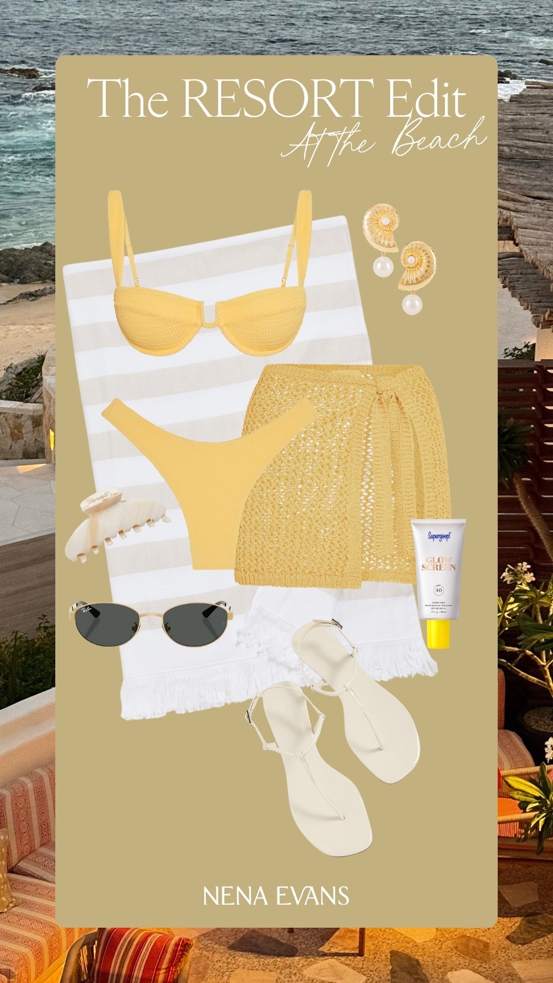 The Resort Edit: At the Beach 🏝️ 

pool outfit, beach outfit, vacation outfit, resortwear, outfit inspo, what to wear, resort style, swimsuit, cover up, spf, supergoop sunscreen

#LTKTravel #LTKSwim