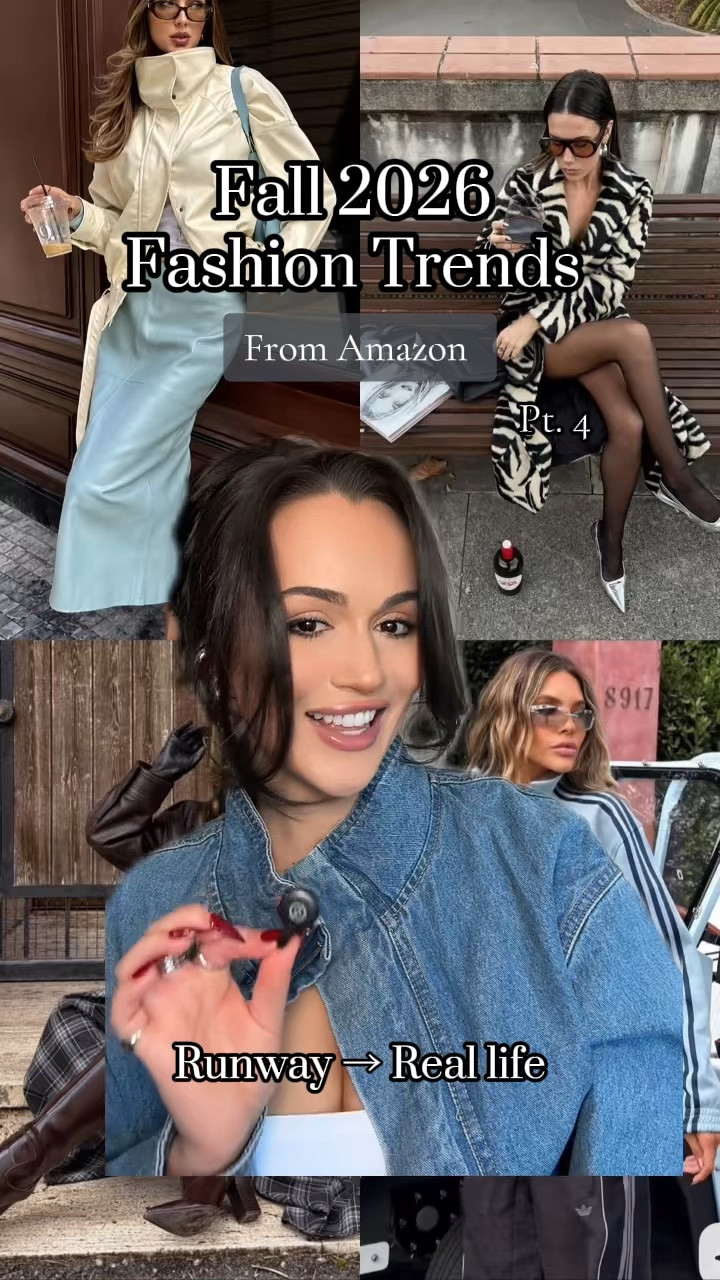 Fall 2026 fashion trends from
Amazon pt. 4