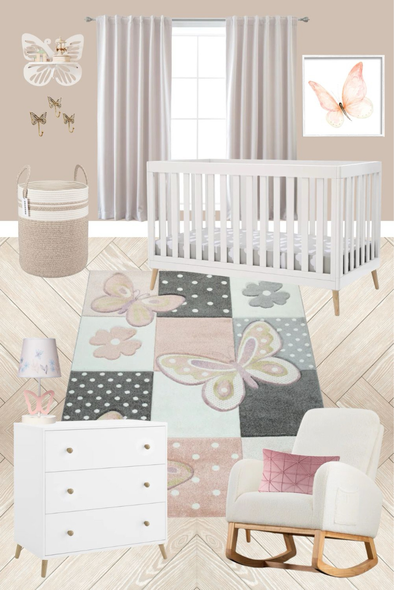 Super cute pink butterfly nursery idea!

#LTKbaby #LTKbump #LTKhome