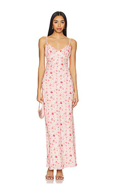 MORE TO COME Stacey Maxi Dress in Pink Floral from Revolve.com | Revolve Clothing (Global)