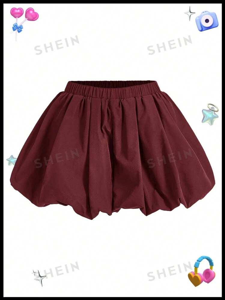 SHEINNeu Women's Solid Color Pleated Minimalist Casual Pants | SHEIN