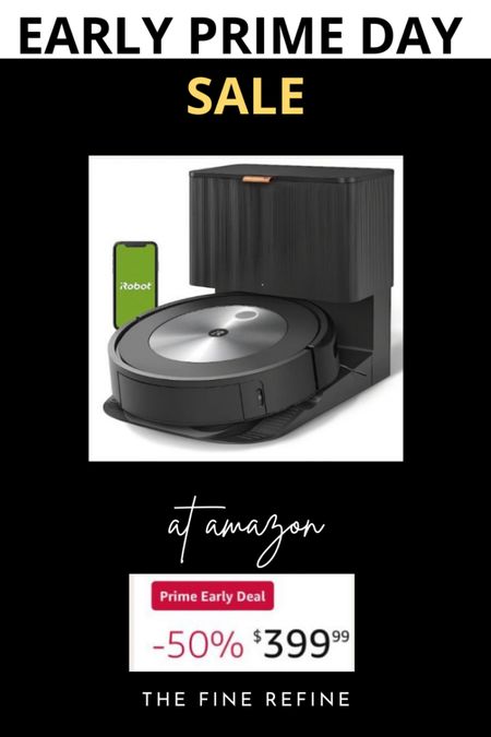 ‼️ 🚨 SELL OUT ALERT 🚨 ‼️ 
Roomba j6+ is 50% off - Early Amazon Prime Day Deal ❤️ This is an absolute home must have and its actually cheaper now then it was on last Prime Day when I got it for $450. Do not sleep on this deal lowest I’ve ever seen it! 
#primeday #amazonfind 

#LTKxPrime #LTKhome #LTKsalealert