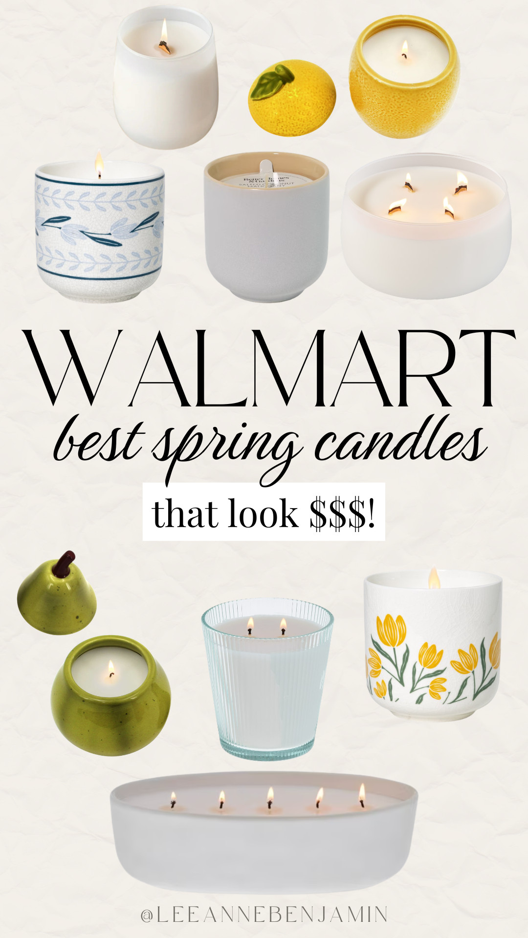 The best spring candles from Walmart!  

 #LTKOver40 #LTKHome #LTKSaleAlert