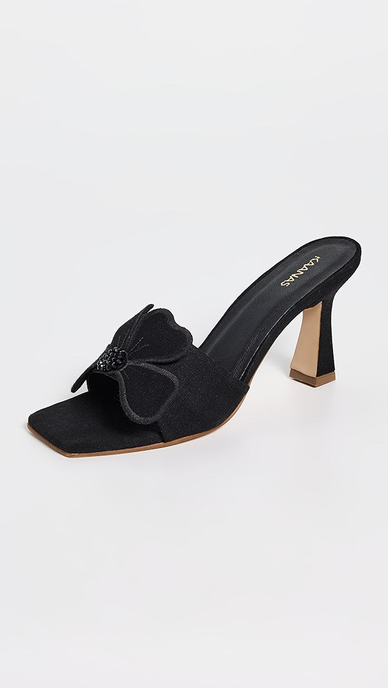 KAANAS Dune by Lun Flower Applique High Heels | Shopbop | Shopbop