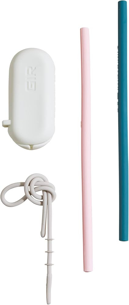 GIR: Get It Right Reusable Silicone Straws with Travel Case and Cleaning Wand, Eco-Friendly Drink... | Amazon (US)
