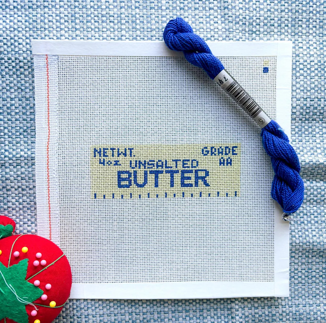 Unsalted Butter Needlepoint Canvas | Etsy (US)