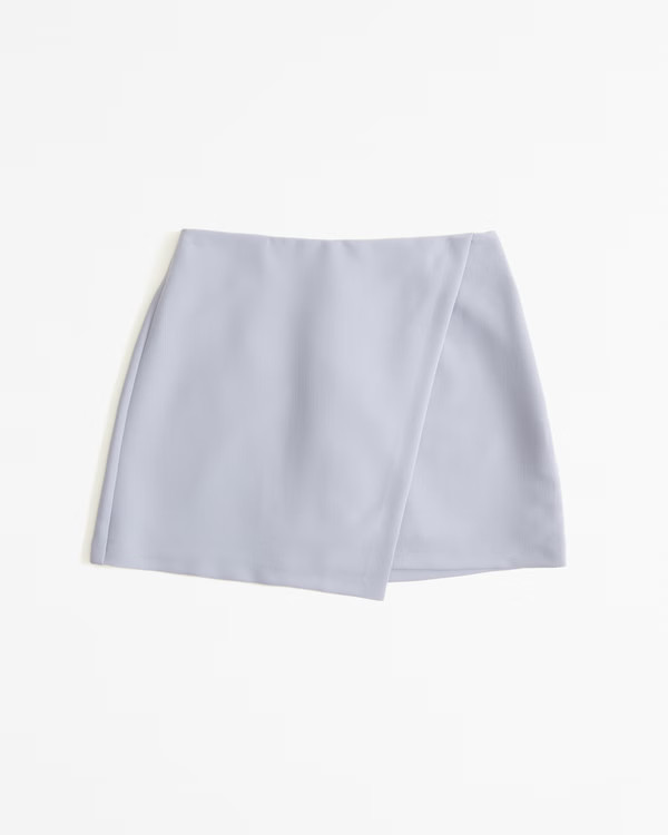 Menswear Wrap Mini Skort | Abercrombie & Fitch (US)