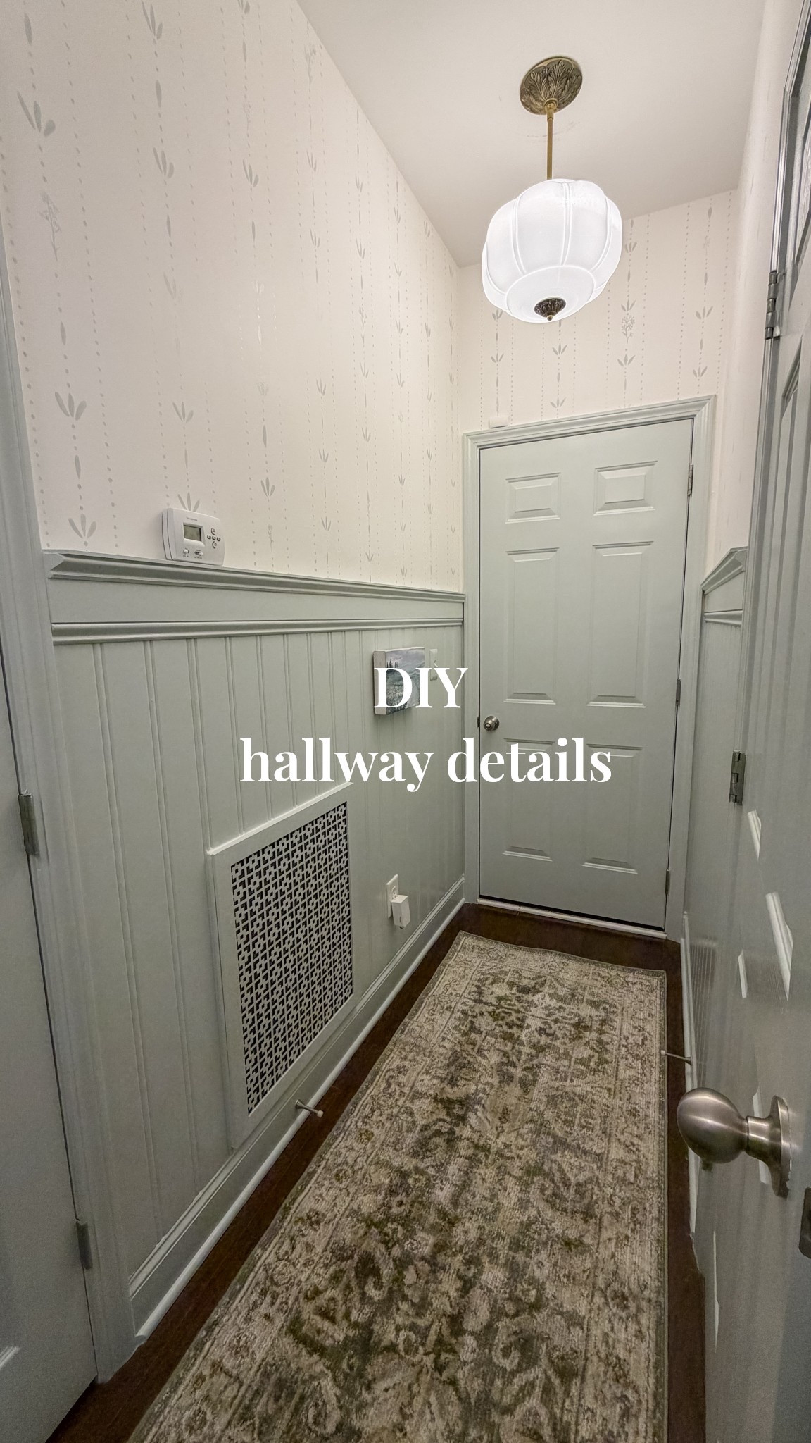 hallway decor | air vent cover | gifts for him | gifts for her | hallway rug | runner rug | antique inspired lamp | anthro inspired light 

#LTKFindsUnder100 #LTKGiftGuide #LTKHome