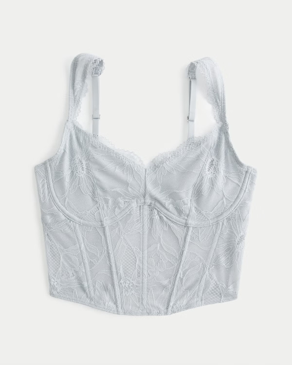 Women's Gilly Hicks Lace Bustier | Women's Bralettes & Sports Bras | HollisterCo.com | Hollister (UK)
