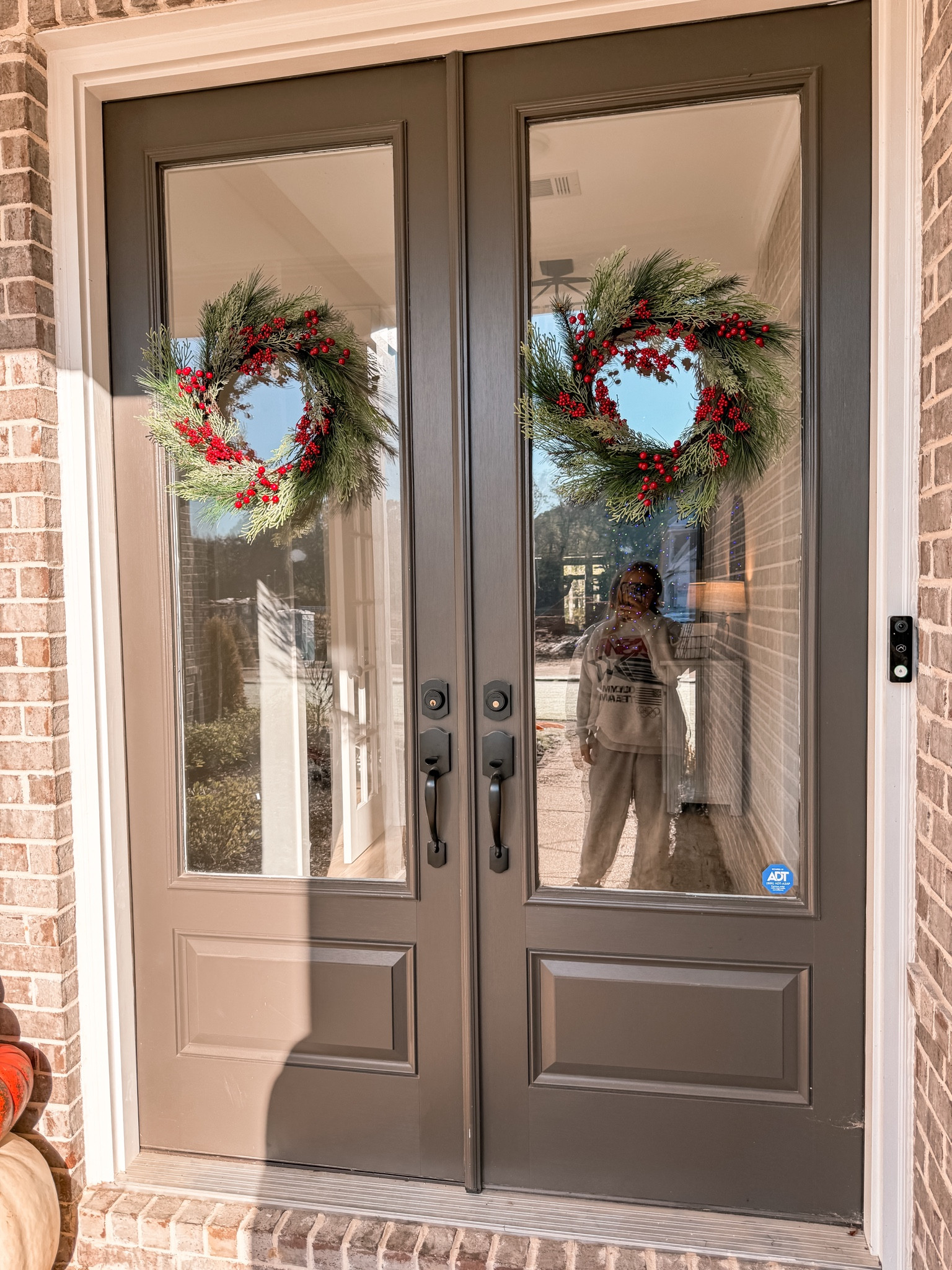 Target Christmas decor - holiday wreaths - front door decor - holiday front porch 

#LTKHome #LTKHoliday #LTKSeasonal