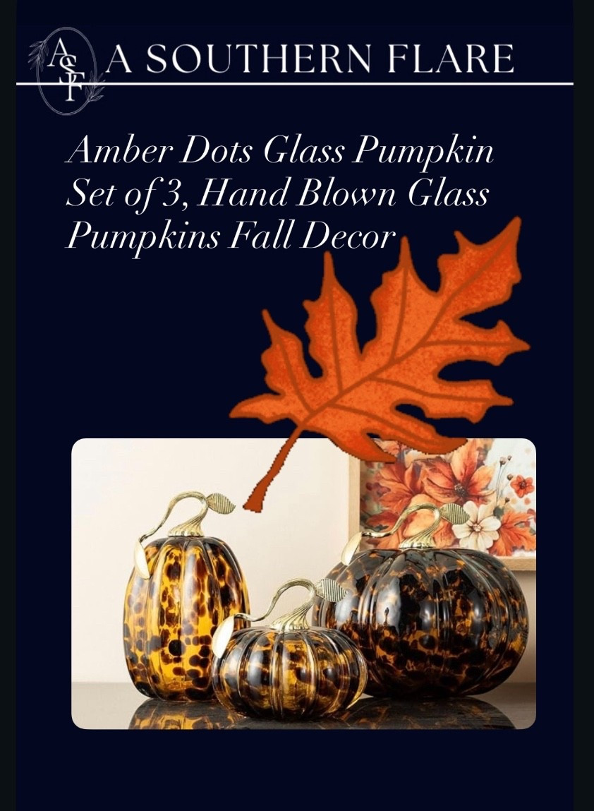 Fall  Fecor/ Set of 3 pumpkins/ Fecor accessories 

#LTKFindsUnder100 #LTKHome #LTKFindsUnder50