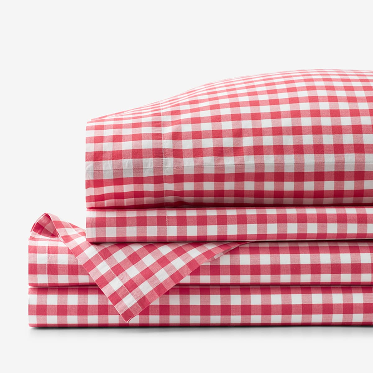 Company Organic Cotton™ Gingham Percale Sheet Set | The Company Store