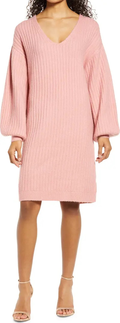 Rachel Parcell Oversize Long Sleeve Sweater Dress | Nordstrom | Nordstrom