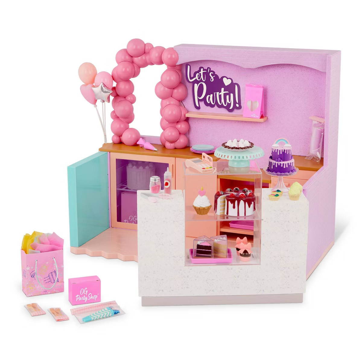 Our Generation Party Shop & Accessories Playset for 18'' Dolls | Target