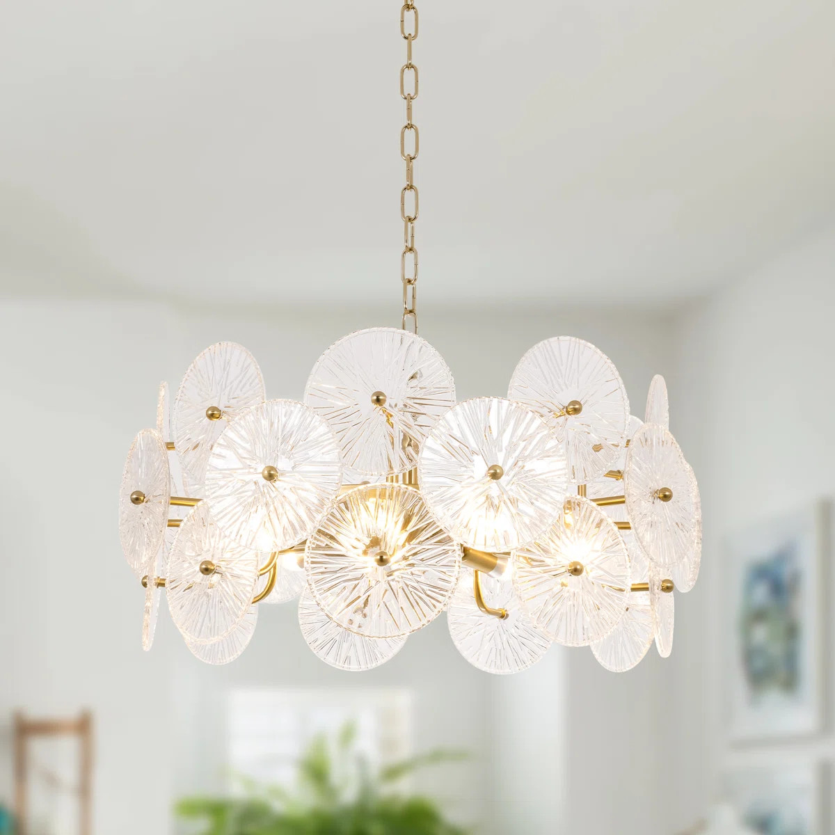 Asdrubal 9-Light Dimmable Wagon Wheel Chandelier | Wayfair North America