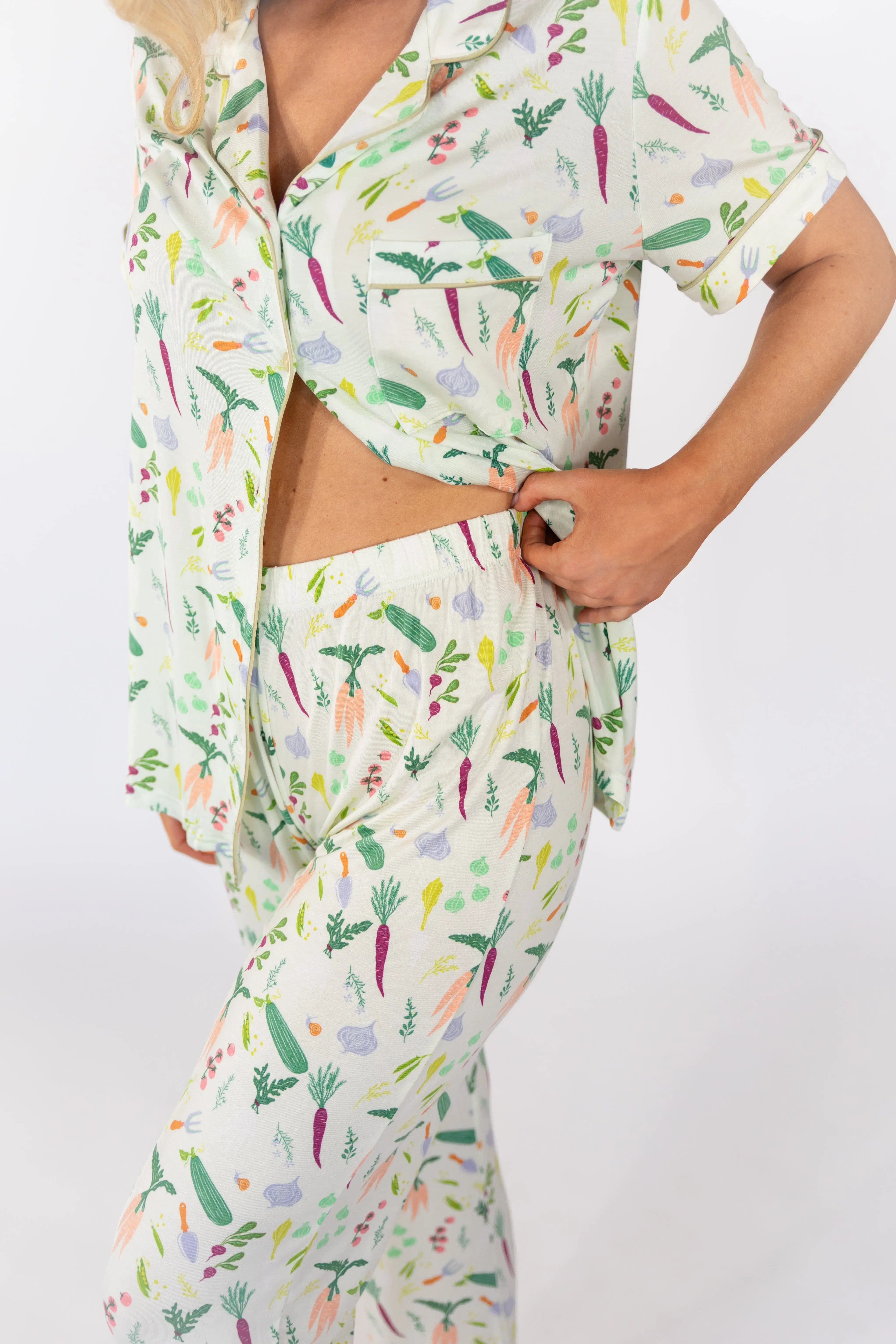 In My Sundays Short Sleeve & Cropped Pant Pajama Set (Women) | Nordstrom | Nordstrom