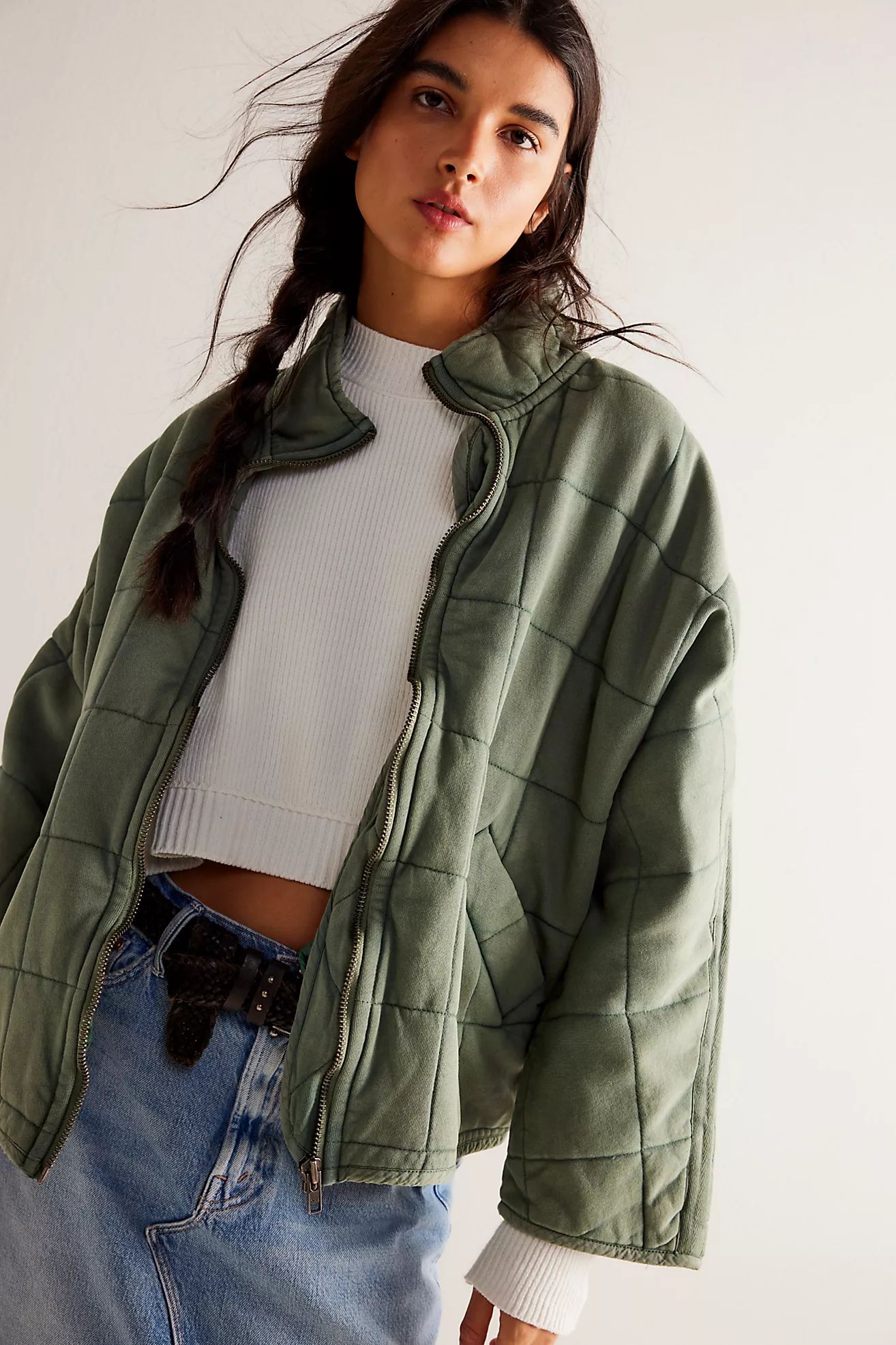 Dolman Quilted Knit Jacket | Free People (Global - UK&FR Excluded)