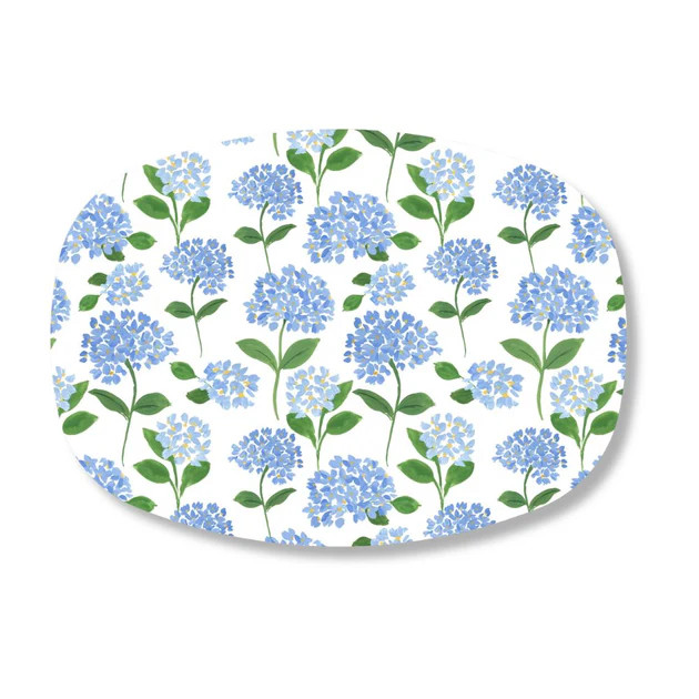 Blue Hydrangea Platter | Cailini Coastal