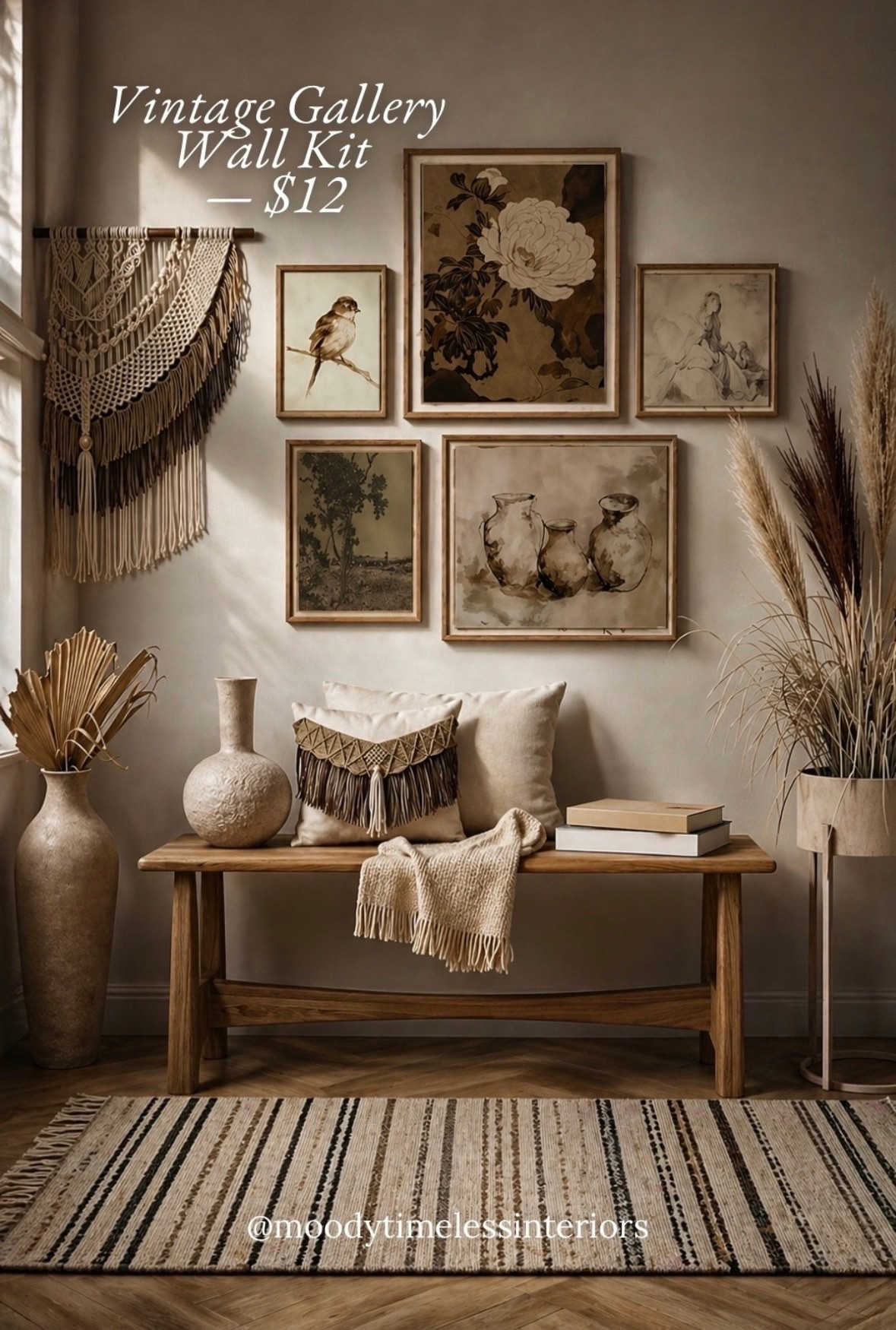 Under $13 for a whole gallery wall moment?! 🤍 This vintage botanical collage kit comes with 5 prints — bird, florals, sketches — in that moody French country aesthetic we love. Amazon’s Choice with 4.5 stars. Frame them yourself for a completely custom look 🖼️ Linked on LTK!
#LTKfindsunder50 #LTKstyled

#LTKHome