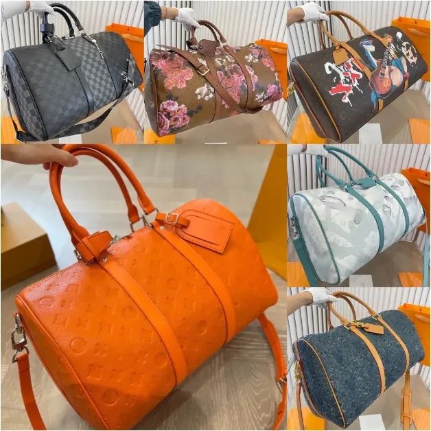 High quality Hot designer duffle bag Men women fashion travel bag Large capacity Zipper open and ... | DHGate